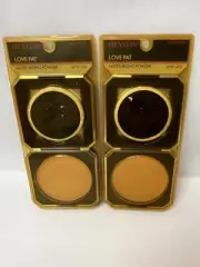 Vtg NOS Revlon Love Pat Moisturizing Powder Misty Rose .40oz Compact FREESHIP