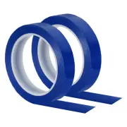 4/5" Whiteboard Tape, 2 Pack Thin Dry Erase Tape for Graphic Chart, Blue