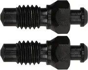 Brake Bleeder Screw , Easy Installation Removal Small Size High Strength Bleeder Screws Fine Polishing for Mountain Bike(Black)