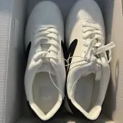 DV by Dolce Vita Ladies' Size 7.5 Sneaker Shoes, White/Black, New