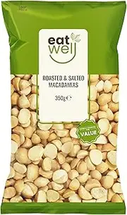 J.C.'s Quality Foods Eat Well Macadamia Lightly Roasted & Salted 350G