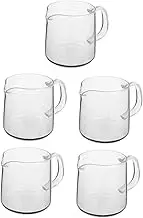 HOLIDYOYO 5pcs Hand Brewed Coffee Maker Borosilicate Glass Pot 400ml Drip Pot Stove Top Tea Kettle
