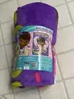 NEW Disney Doc McStuffins Boo Boos Be Gone Fleece Throw Blanket Purple 46x60 HTF