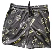 NIRVANA Lounge Shorts (L, Black)