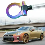 JDM NEO Chrome Sport Racing Aluminum Tow Hook For Nissan GT-R R35 370Z Juke
