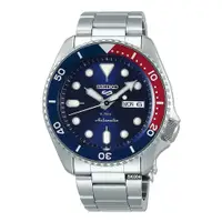 在飛比找蝦皮商城優惠-SEIKO精工錶：〈5 SPORTS系列〉可樂藍紅錶圈款（S