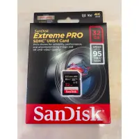 在飛比找蝦皮購物優惠-Sandisk Extreme Pro 32 95m/s S