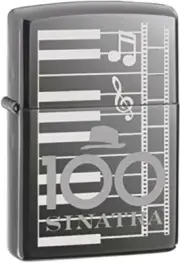 Rare Retired 2015 Frank Sinatra 100th Birthday Piano Keys Zippo Lighter