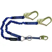 Falltech Fall Protection 6' Tie-Off & Fall Arrest w/Rebar Hooks and SRL Ring