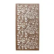 QLD NEW Stratco Rusted Look Steel Screen 1800x900mm Leaves