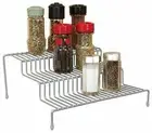 Spice Holder Rack, Stainless Steel Chrome Coating- Pack of 1