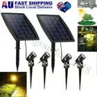2-in-1 Solar LED Spotlights Spot Light Garden Path Landscape Tree Spot Lights