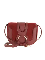 See By Chloé Mini Hana Shoulder Bag in Burnt Mahogany