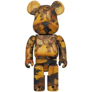 （現貨）BEARBRICK 庫柏力克熊 狩野永德 唐獅子屏風 400+100％ 正版 限量 設計師玩具 公仔 玩具有毒