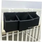 Hanging Baby Diaper Caddy, 3-in-1 Diaper Caddy Organizer Holder For Baby Crib,