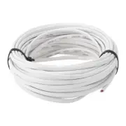 Ground Wire Power Wire 50 FT White OFC 18AWG 1 Pcs
