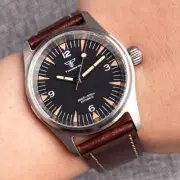 Tandorio 36mm 20ATM Diver Sapphire Glass NH35A PT5000 Automatic Pilot Mens Watch