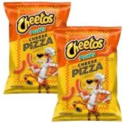 Cheetos Puffs Cheese PIZZA Flavored Chips Corn Snacks 8 oz (2 Bags) NEW!