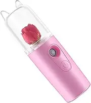 CANIGHT Portable Facial Steamer Handheld Humidifier Facial Steam Face Mist Spray for Women 35ml Face Steam for Dry Skin Random Color