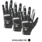 Bionic AquaGrip Golf Glove Wet/All Weather - Womens - Black 3 Pack
