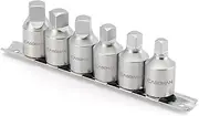 Oil Drain Plug Key Set, 1/2" Drive, 8mm, 10mm, 12mm, 14mm, 1/2", 3/8", 6PCS Oil Service Socket Set, Internal Square