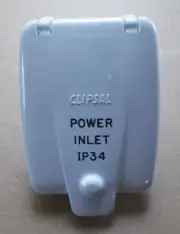 *NEW* Clipsal Power Inlet IP34 WITH Waterproof Flap Foam Sealing Gasket CamperRV