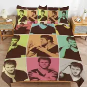 v2761 Bed Sheets Bedding Chris Hemsworth Bedding Sets Ultra Soft Skin-Friendly Duvet Cover 3 Piece, Cute Comforter Cover Bed Set for Boys Girls Kids