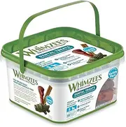WHIMZEES by Wellness Variety Box Natural Dental Chews for Dogs, Long Lasting Treats, Grain-Free, Freshens Breath, Small Breed, 56 Count