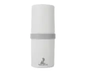 Portable Toothbrush Holder Cup Travel Toothpaste Storage Cup Set Bathroom Accessories (White)
