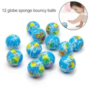 12Pcs World Map Earth Globe Foam Ball Hand Wrist Exercise Stress Relief Toys AU