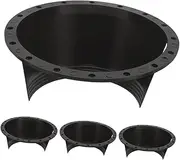 YOSADIER 4pcs Water Resistant Speaker Gasket Ring Adapter for Automotive Speakers Durable Soundproof Pad Compatible with Car Motorcycle and Vehicle Audio Systems