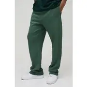 Mens Forest Relaxed Drop Crotch Seam Wash Jogger