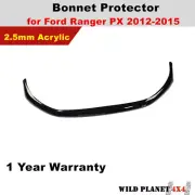 Bonnet Protector fits Ford Ranger PX1 MK1 05/2012-2015 Tint Guard Black