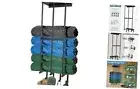 Camping Chair Wall Storage for Garage - Metal Beach Lawn Chair medium black