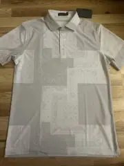 RARE New G/Fore Icon Tech Jersey Golf Polo Snow G4MS23K240D Men's Large