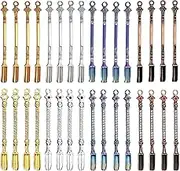 DTOTSFCZF 32Pcs Mini Small Tiny Measuring Metal Spoons Necklace for Filling Jars