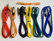 EBXYA 1/4" Microphone Mic Stereo Cable - 6 Colors 6ft - TRS to XLR Male Balanced