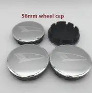 4pcs 56mm 60mm Daihatsu Car Wheel Center Cover Hub Cap Badge Emblem Sticker For Pico Materia Rocky Kopen Copen Esse Terios,56mm Silver Cap