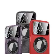 Thincarbon Case, Tulmox Carboncase Icesoore Cover for iPhone 14/13/12/11 Pro Max