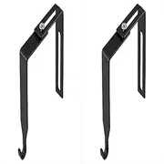 1/2 Cubicle Wall Hooks - Adjustable Door Hanger, Reusable Desk Storage Hangers | Multipurpose Cubicle Hanger Door Hooks, Long Lasting Desk Storage Hangers Suitable for Hats Scarves Umbrellas, Iron
