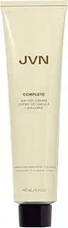 JVN No Heat Air Dry Cream, Hair Styling Cream - 5 Fluid Ounces, Smoothens and Defines Hair, Sulfate-Free, Curl Enhancing, Moisturizing, Smoothening, UV Protection for All Hair Types