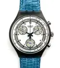 NEW Swatch Chrono Watch ICE CUBE SCM402 NOS 1995 New Battery WORKS!!