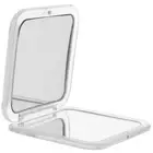 Folding Vanity Mirror Small Square Compact for Purse Travel Miss