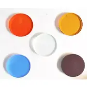 Carrom Game Acrylic Sheet Striker In Assorted Color Set Of 2