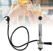 Topyond Beer Keg Pump Leakproof Stainless Steel Quick Tap Dispenser for Picnics, Parties,Weddings,for Homebrewing Mini Kegerators