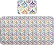 Bohemian Colorful Cooling Baby Mattress Protector pad 28" x 52" Reusable Mattress Protector pad for Baby&Toddler