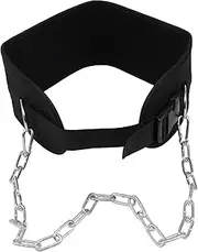 Happyyami Heavy Duty Gym Belt Belt Chain for Weight Training Comfortable Training Equipment for Shoulder Chest Back