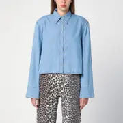 [HALFBOY] Blue denim shirt M Blue