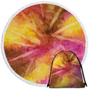 Watercolor Smash Beach Towel