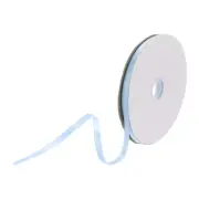 1/4 inch 70 Yards Satin Ribbon Double Face Fabric Grosgrain Ribbon Light Blue